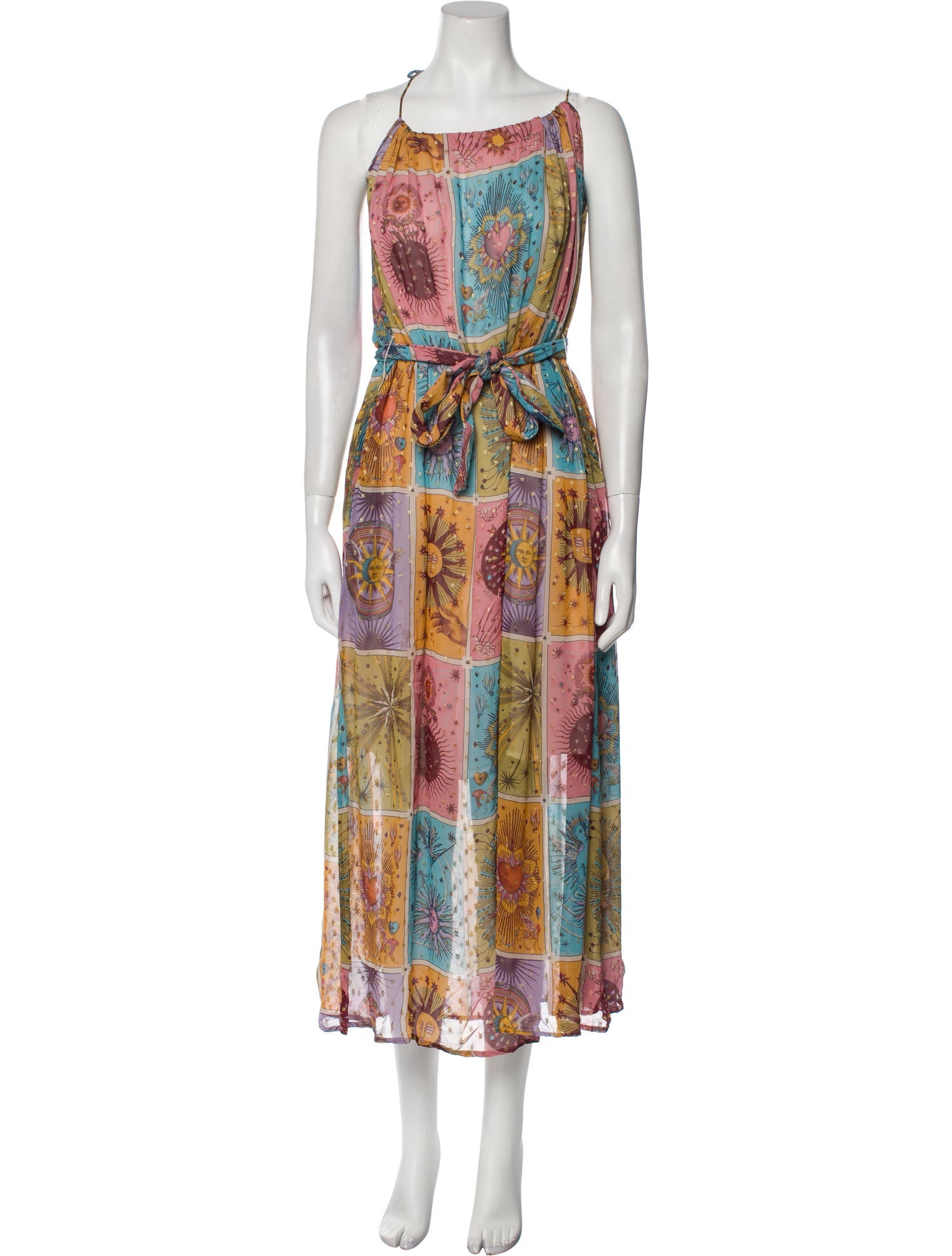 Chufy Printed Long Dress w/ Tags