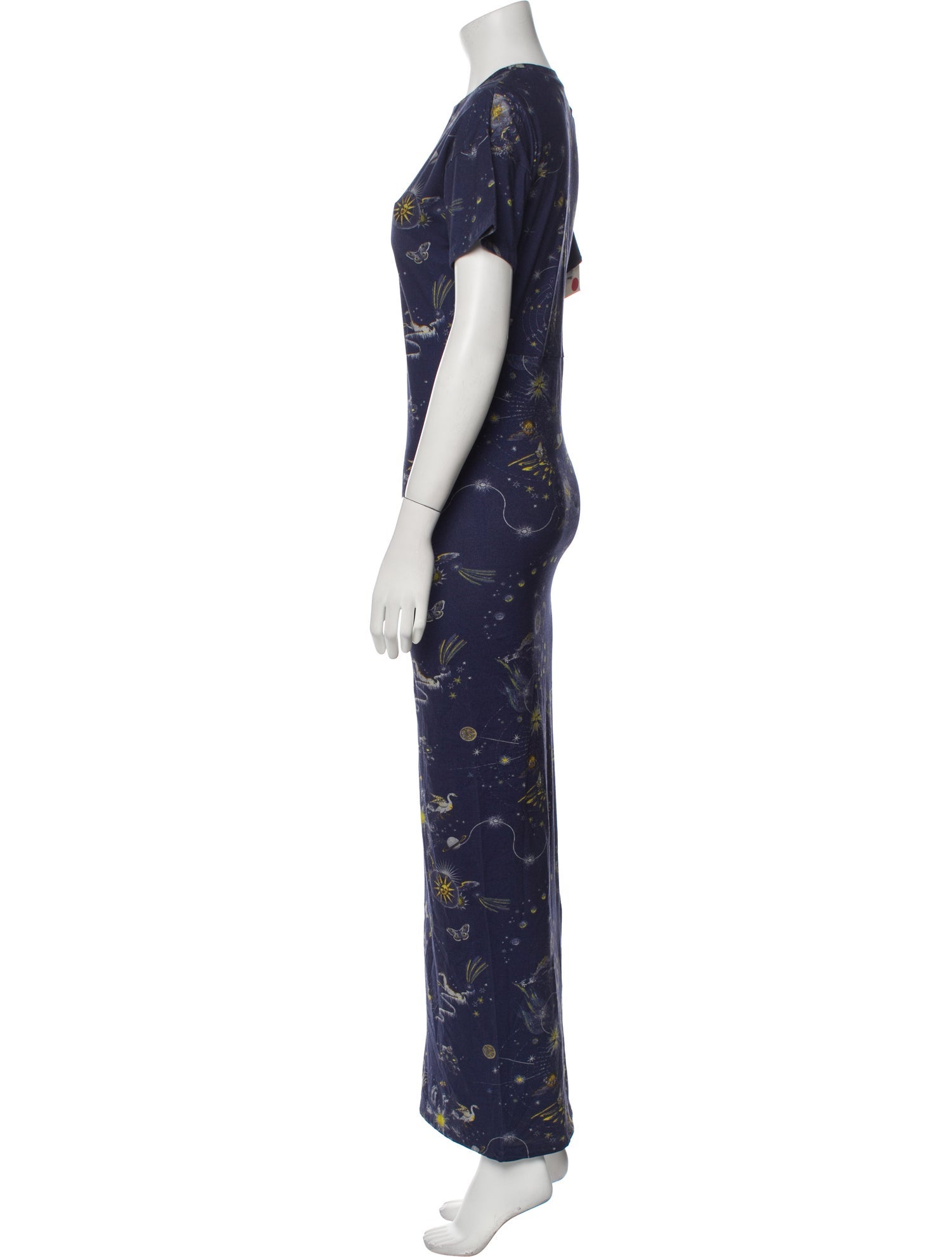 Chufy Floral Print Long Dress w/ Tags