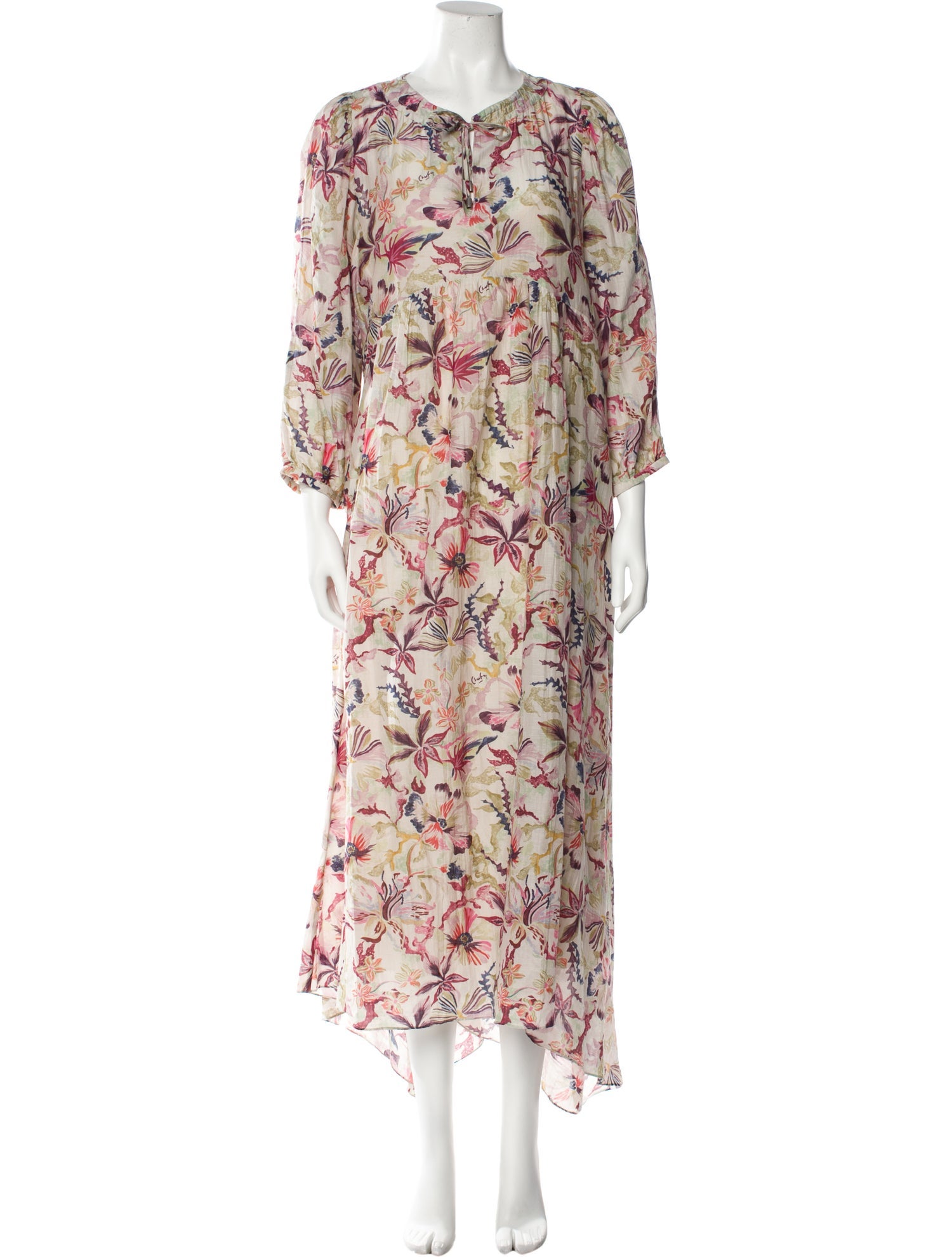 Chufy Floral Print Long Dress