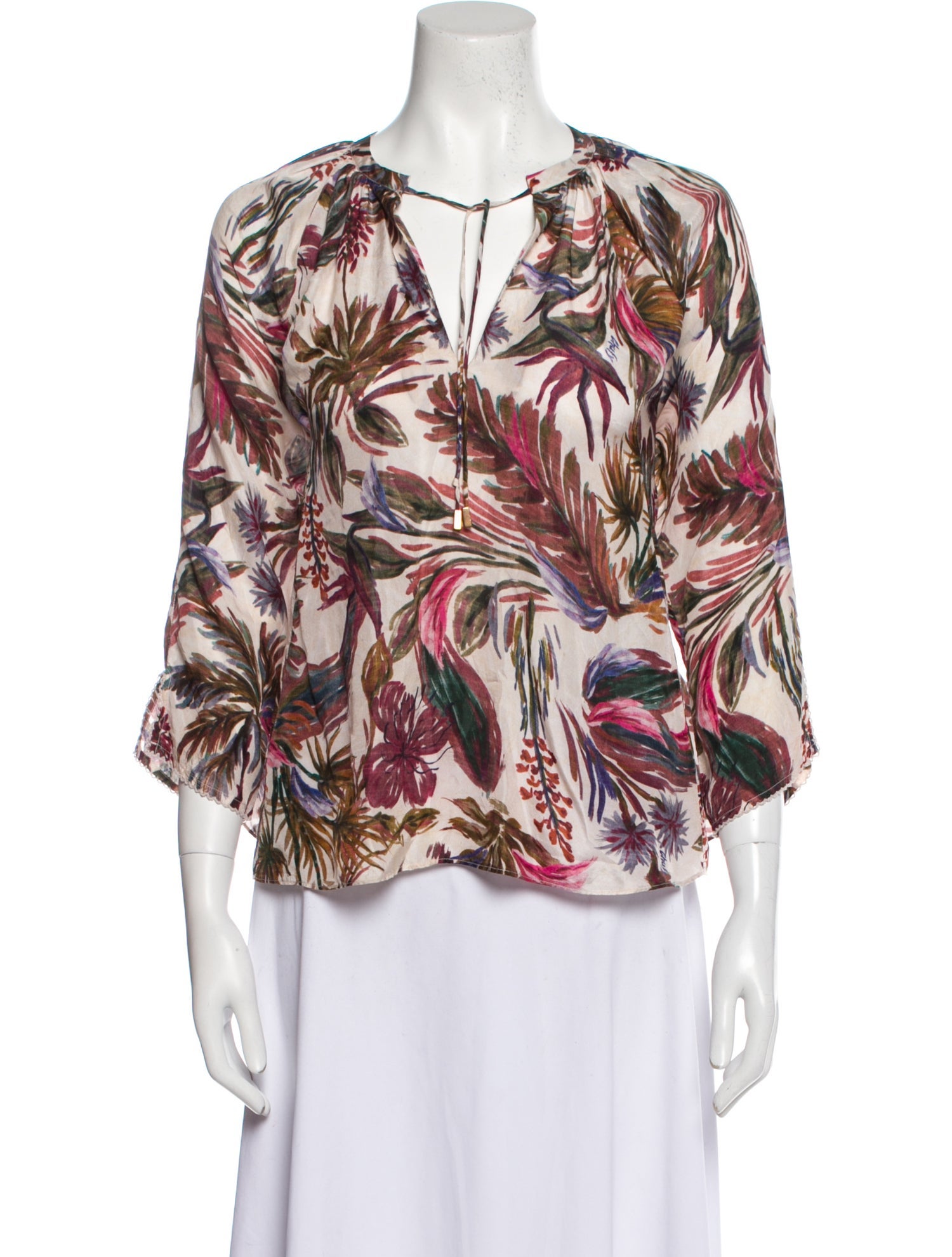 Chufy Silk Printed Blouse