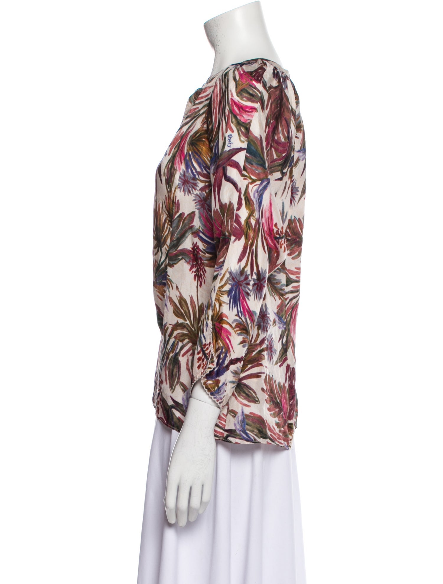 Chufy Silk Printed Blouse