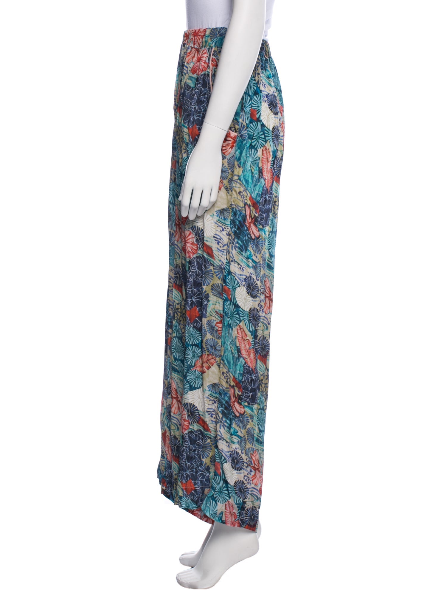 Chufy Floral Print Wide Leg Pants