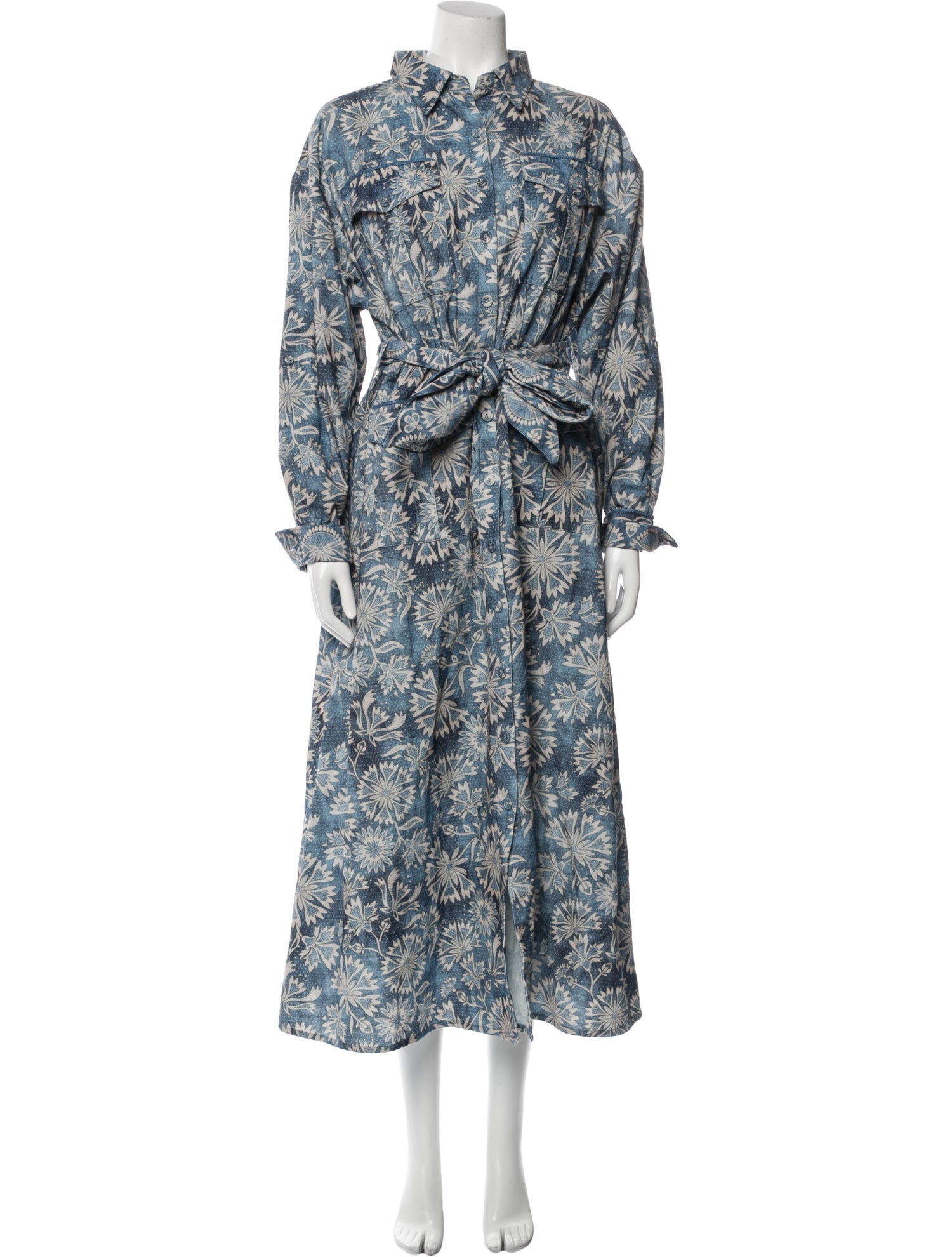 Chufy Floral Print Long Dress