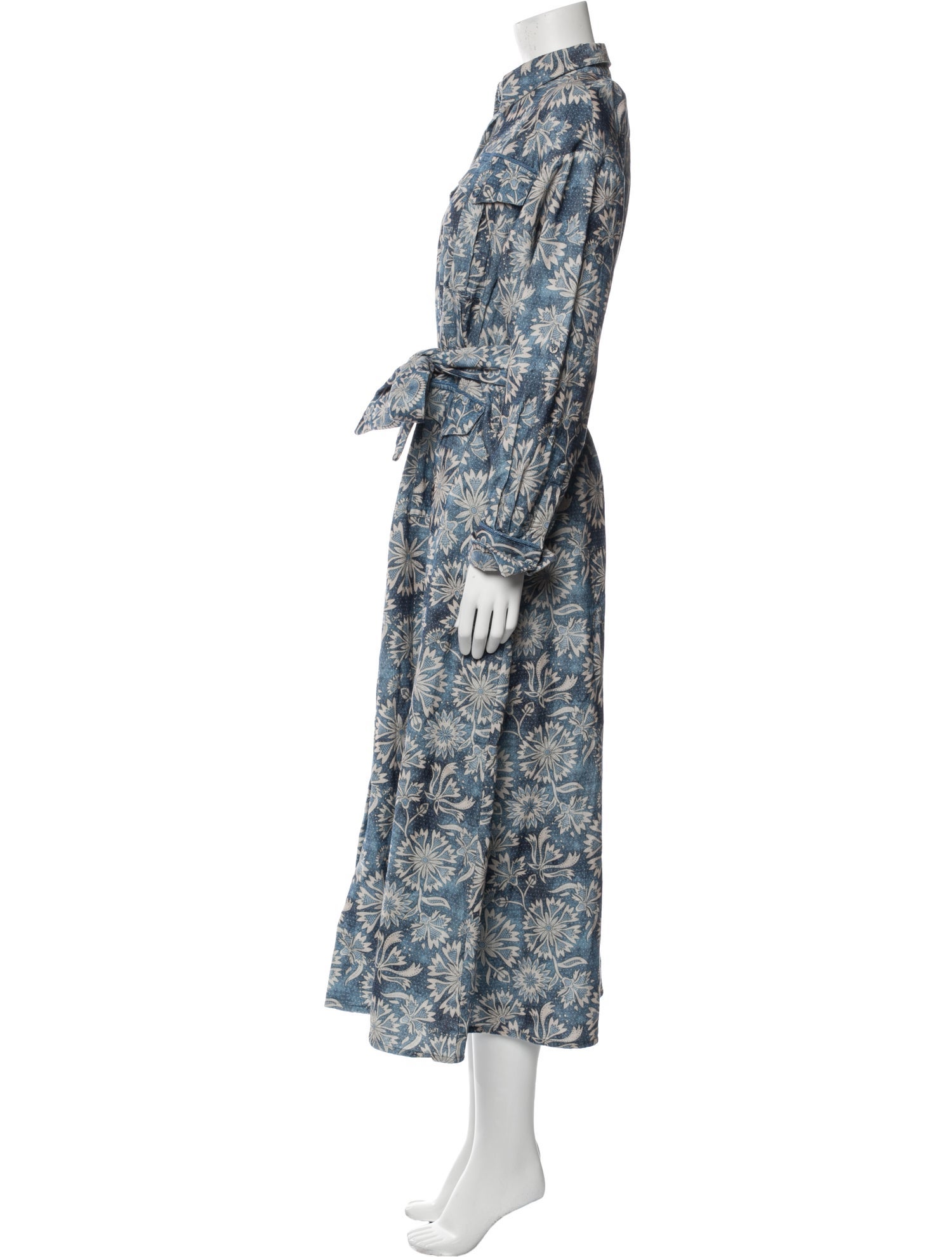 Chufy Floral Print Long Dress