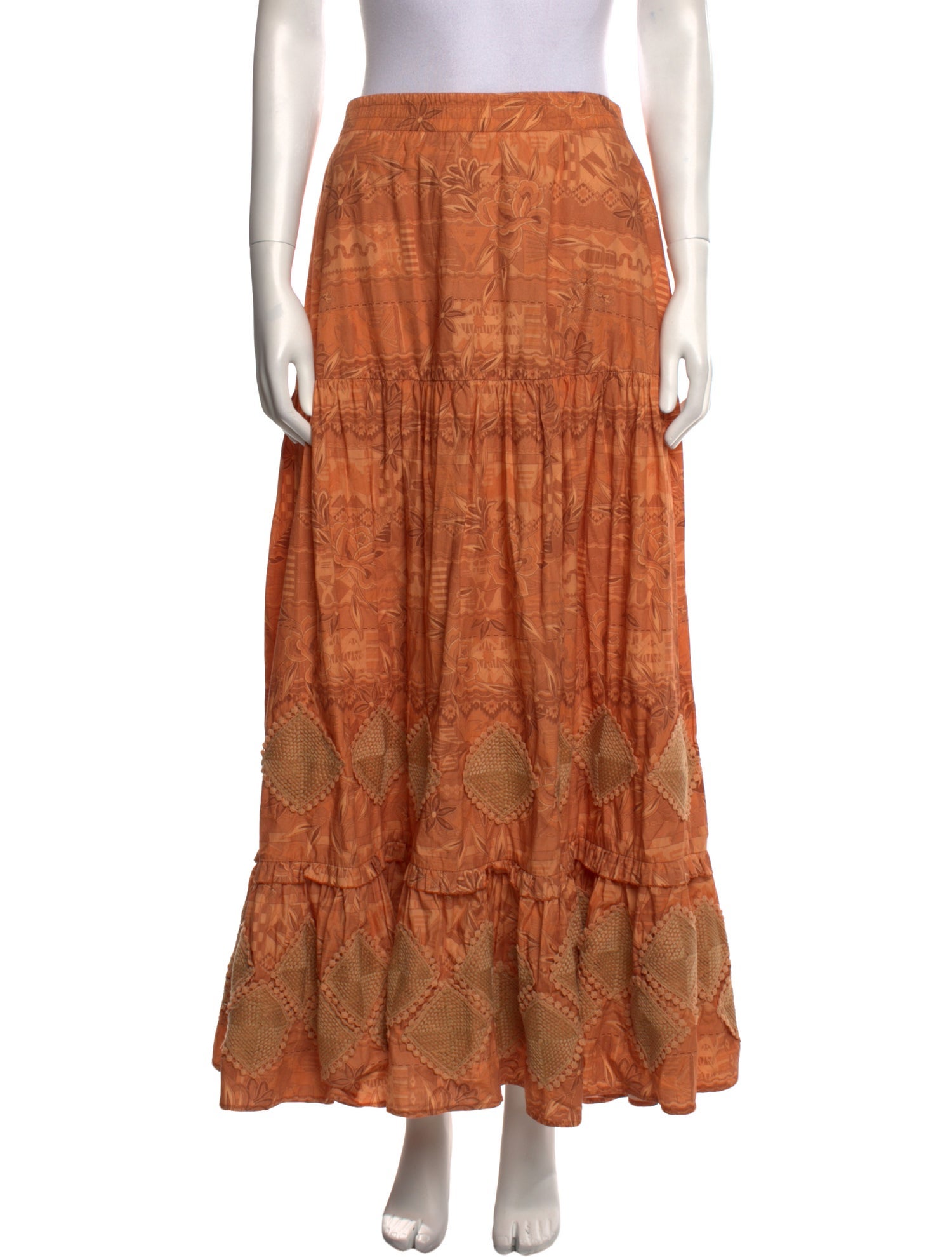 Chufy Printed Long Skirt w/ Tags