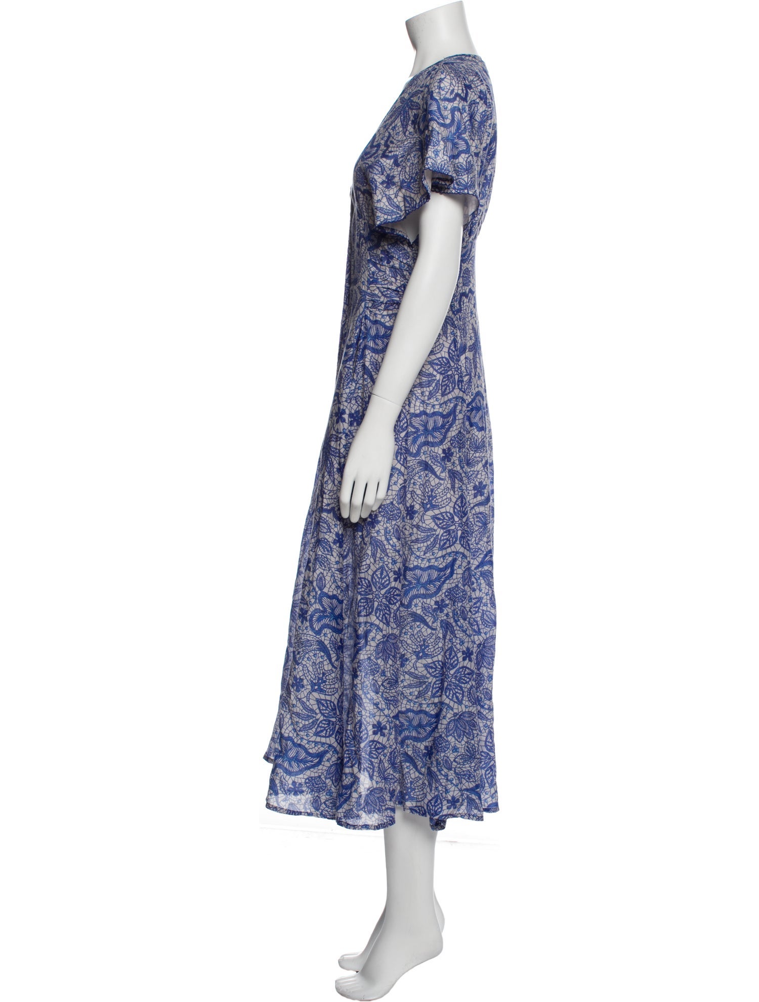 Chufy Floral Print Long Dress