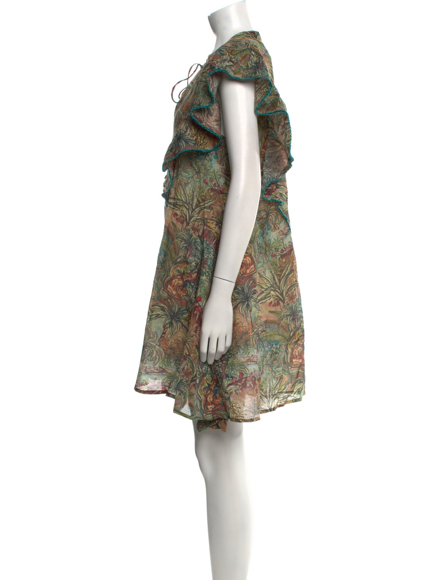 Chufy Printed Mini Dress w/ Tags