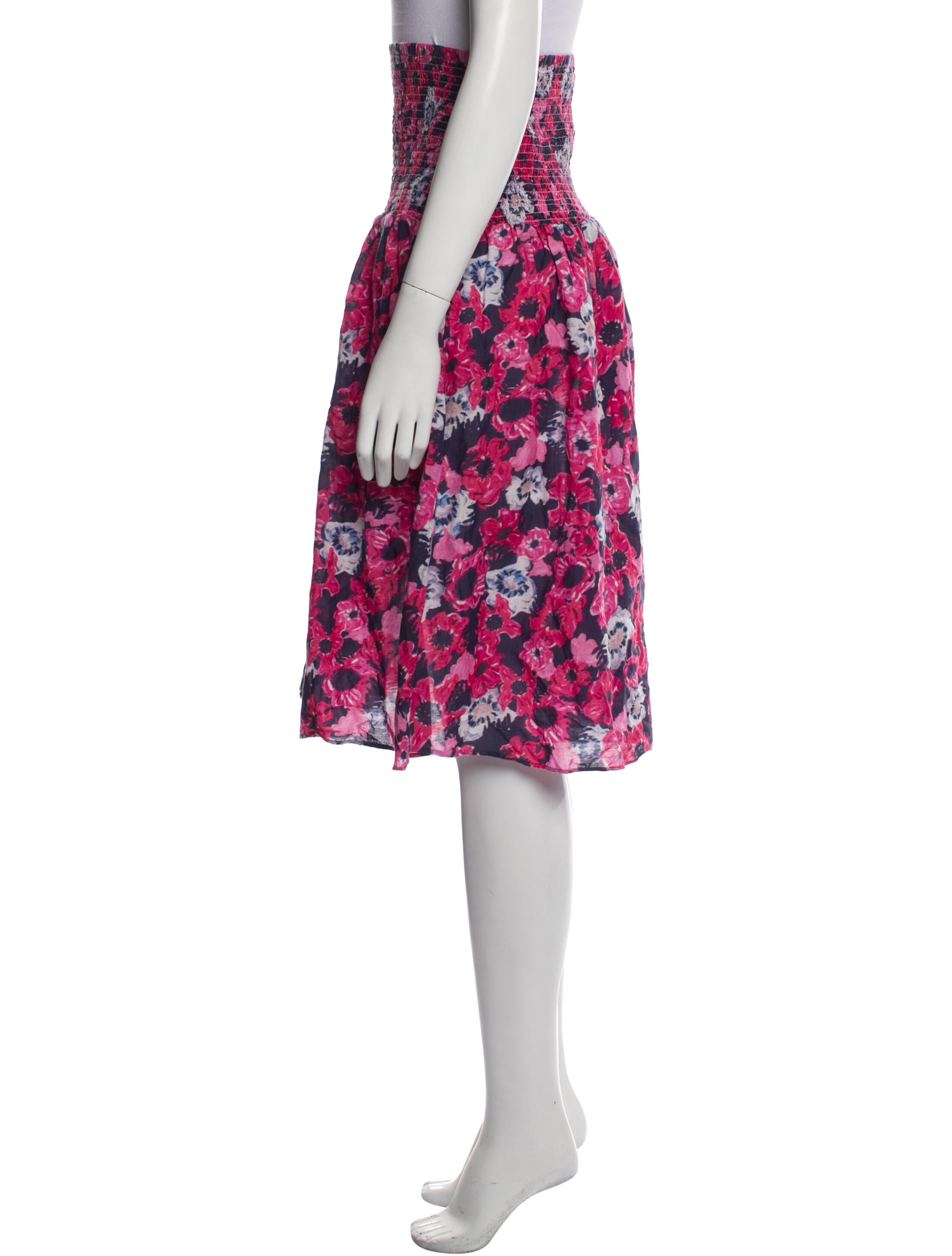 Chufy Floral Print Knee-Length Skirt