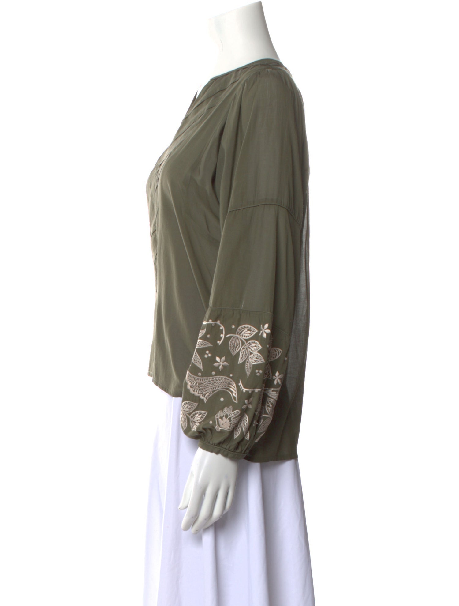 Chufy V-Neck Long Sleeve Blouse