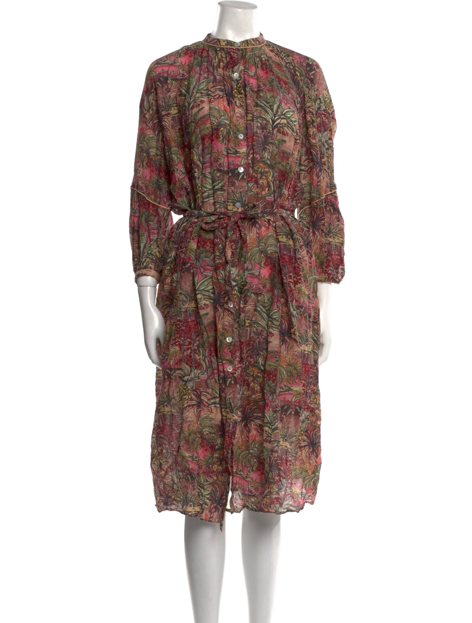 Chufy Printed Midi Length Dress