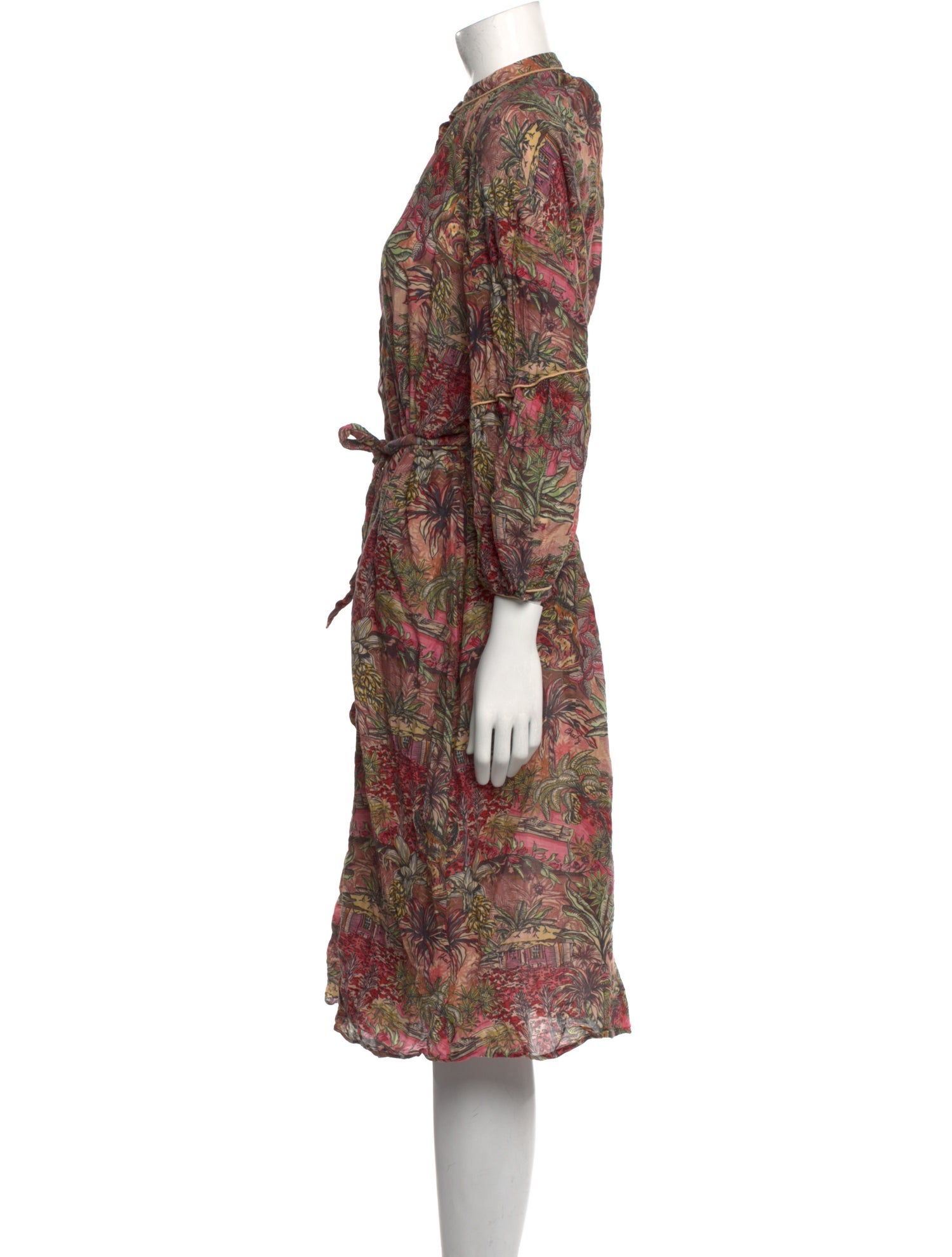 Chufy Printed Midi Length Dress