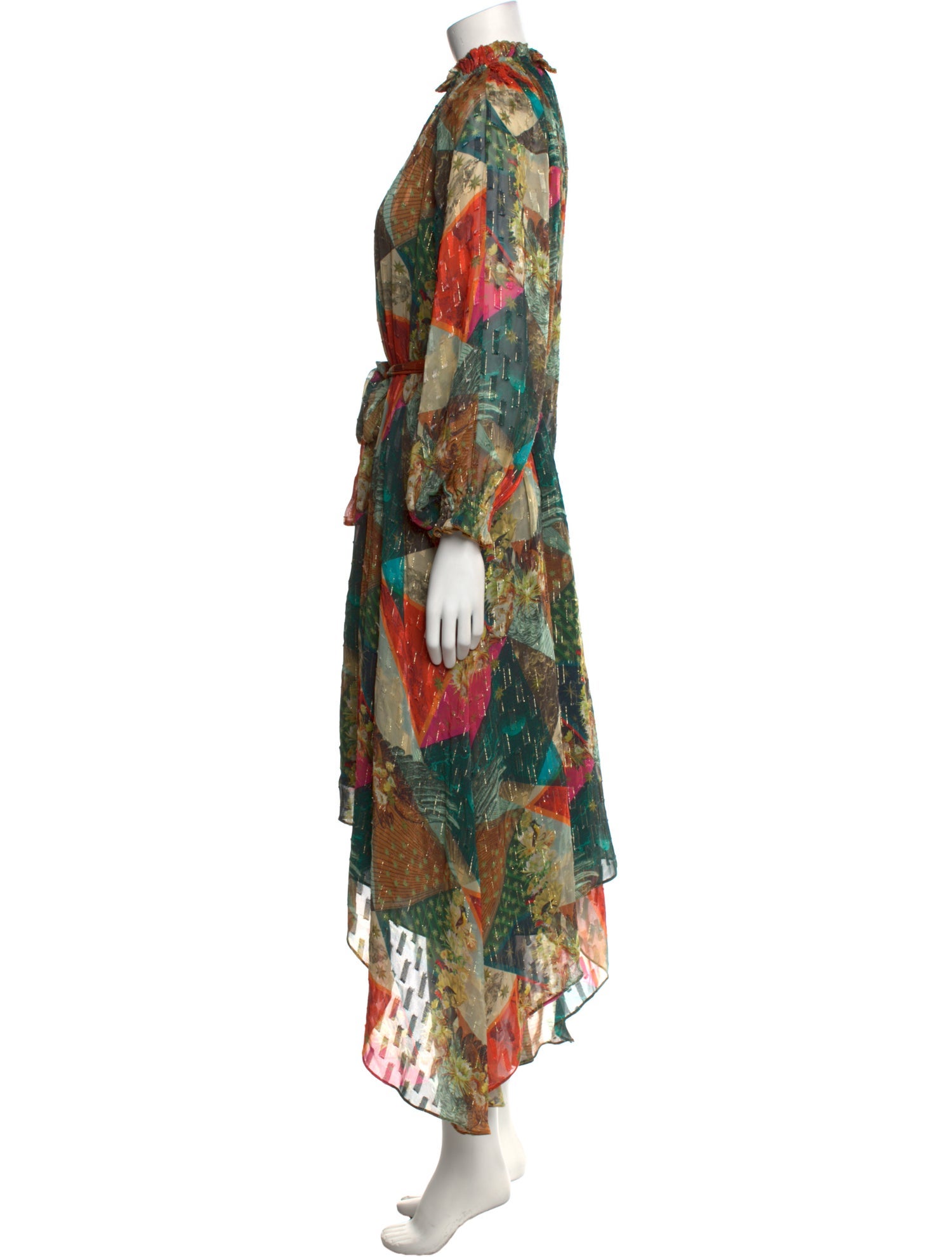 Chufy Printed Midi Length Dress