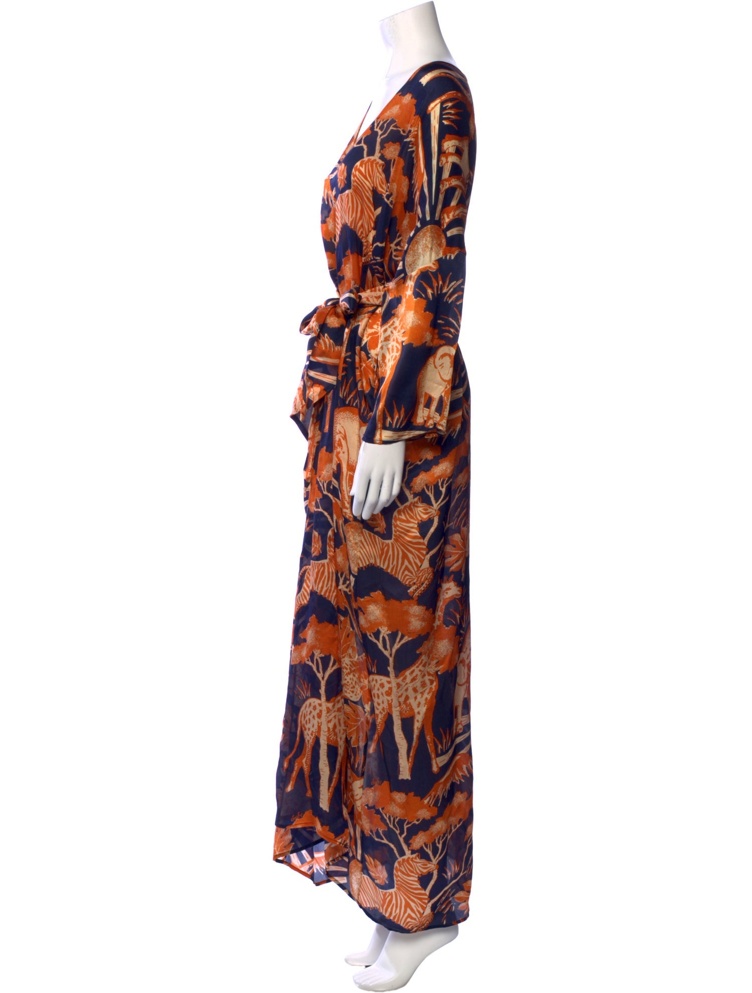 Chufy Printed Long Dress w/ Tags