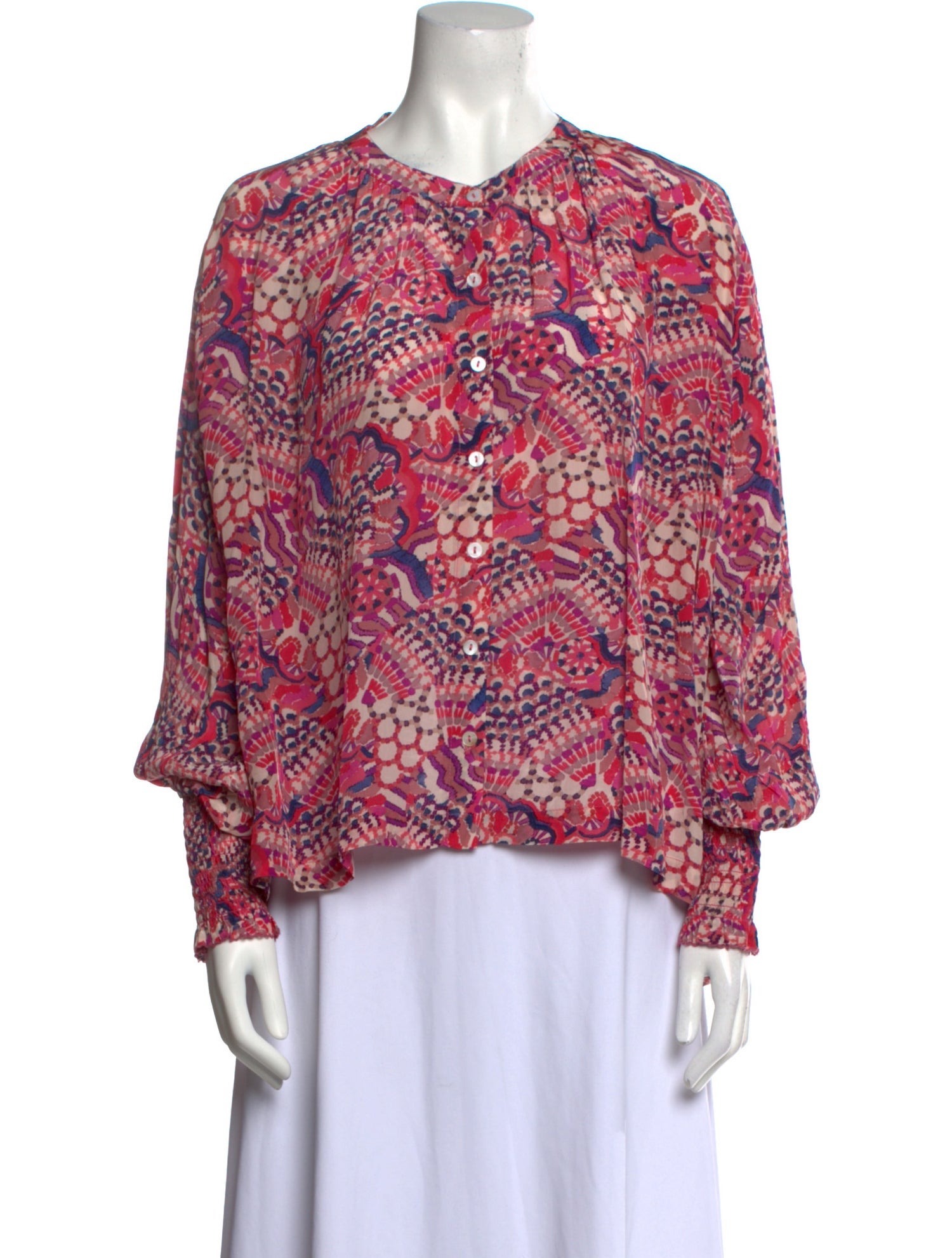 Chufy Linen Printed Blouse