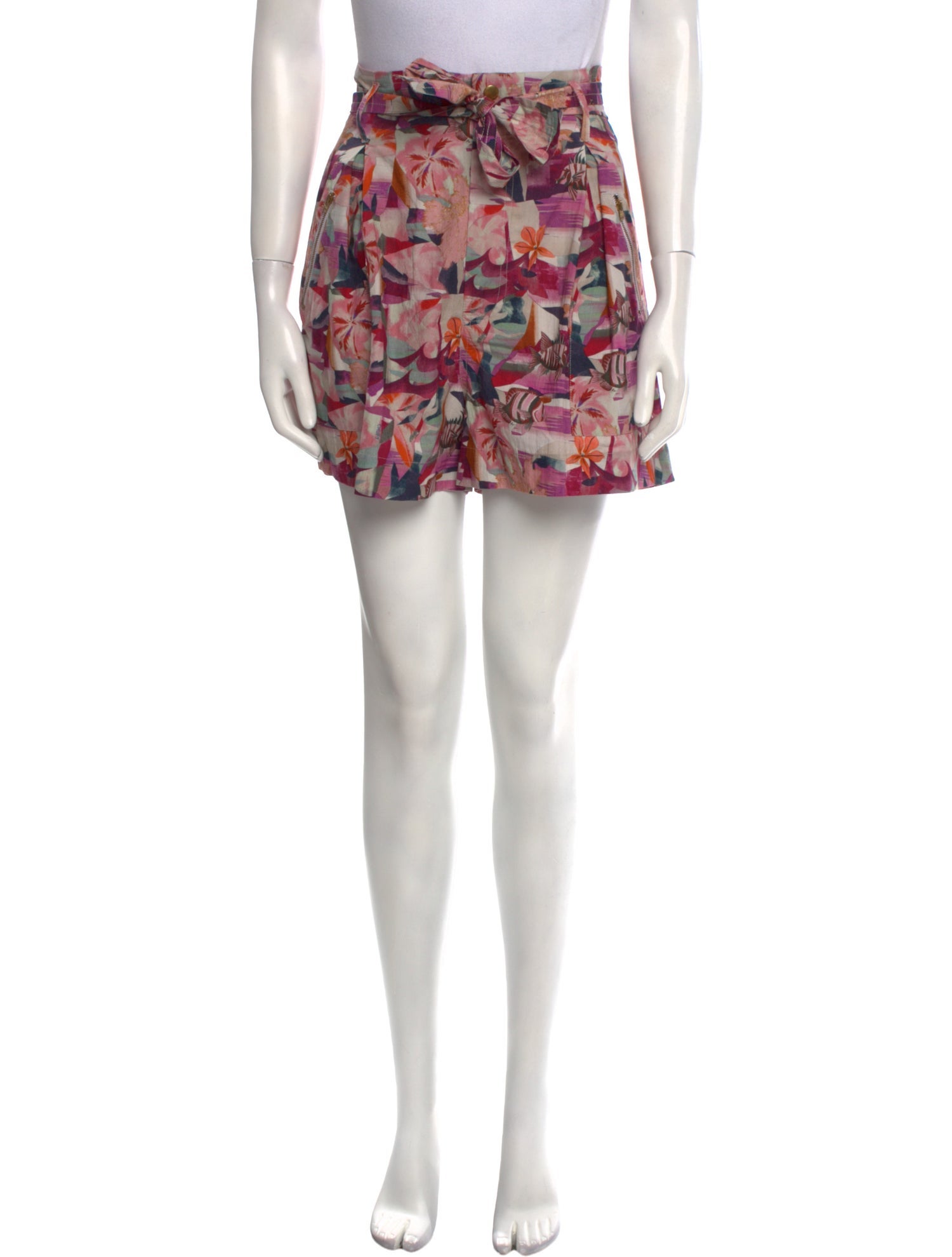 Chufy Floral Print Mini Shorts