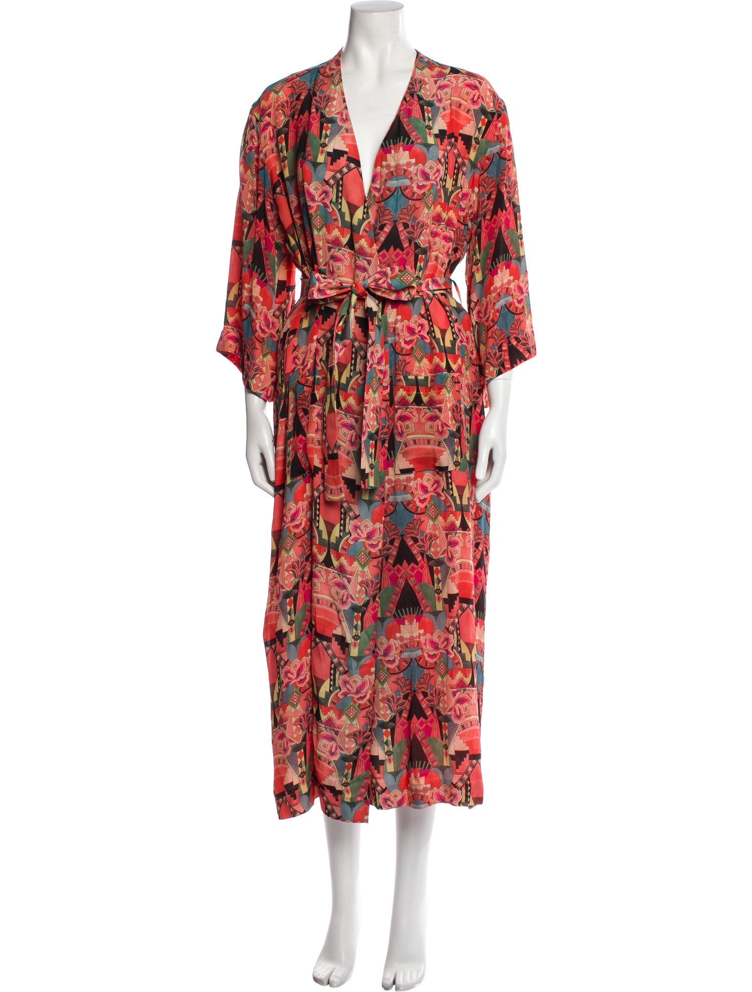 Chufy Floral Print Long Dress w/ Tags