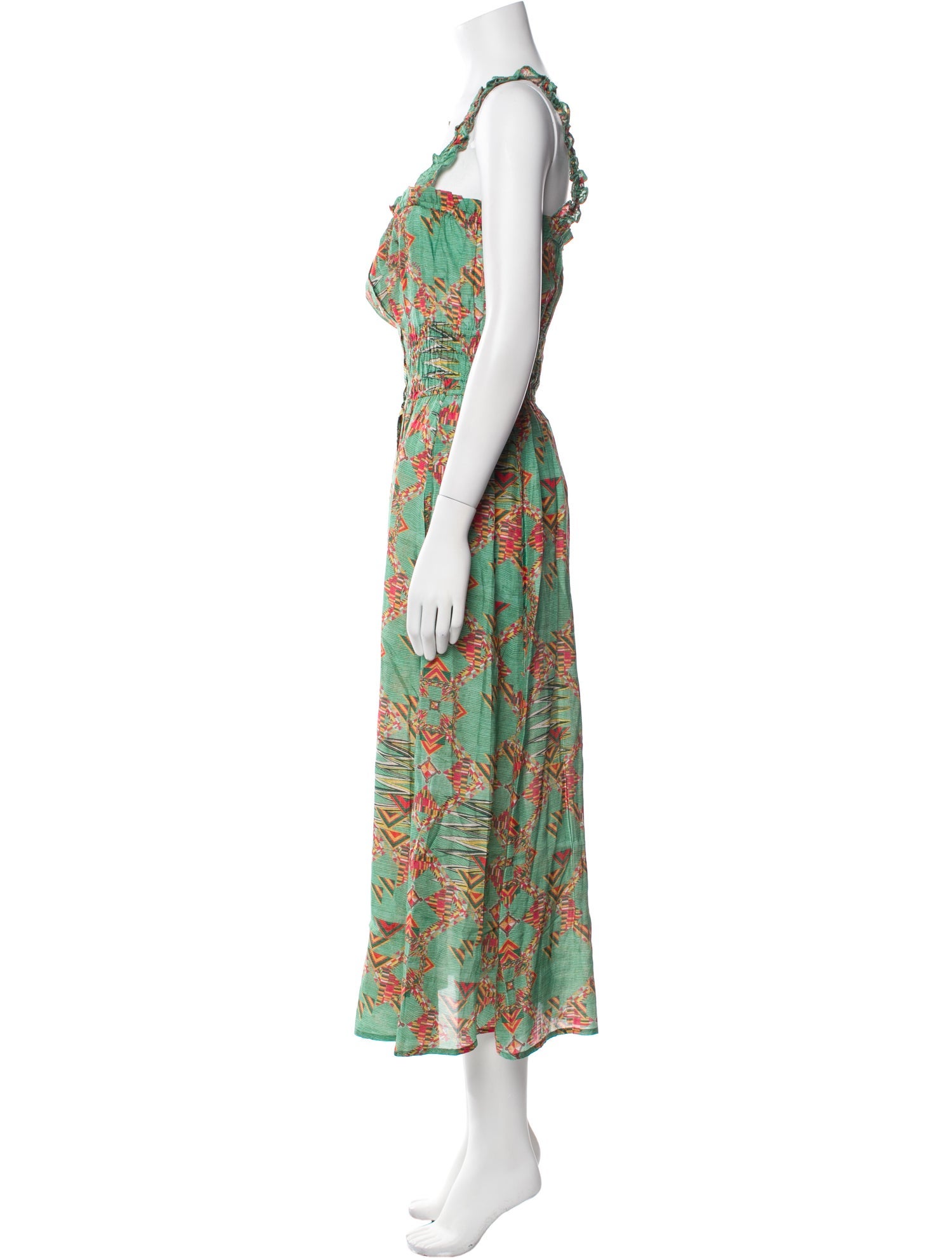 Chufy Floral Print Long Dress w/ Tags