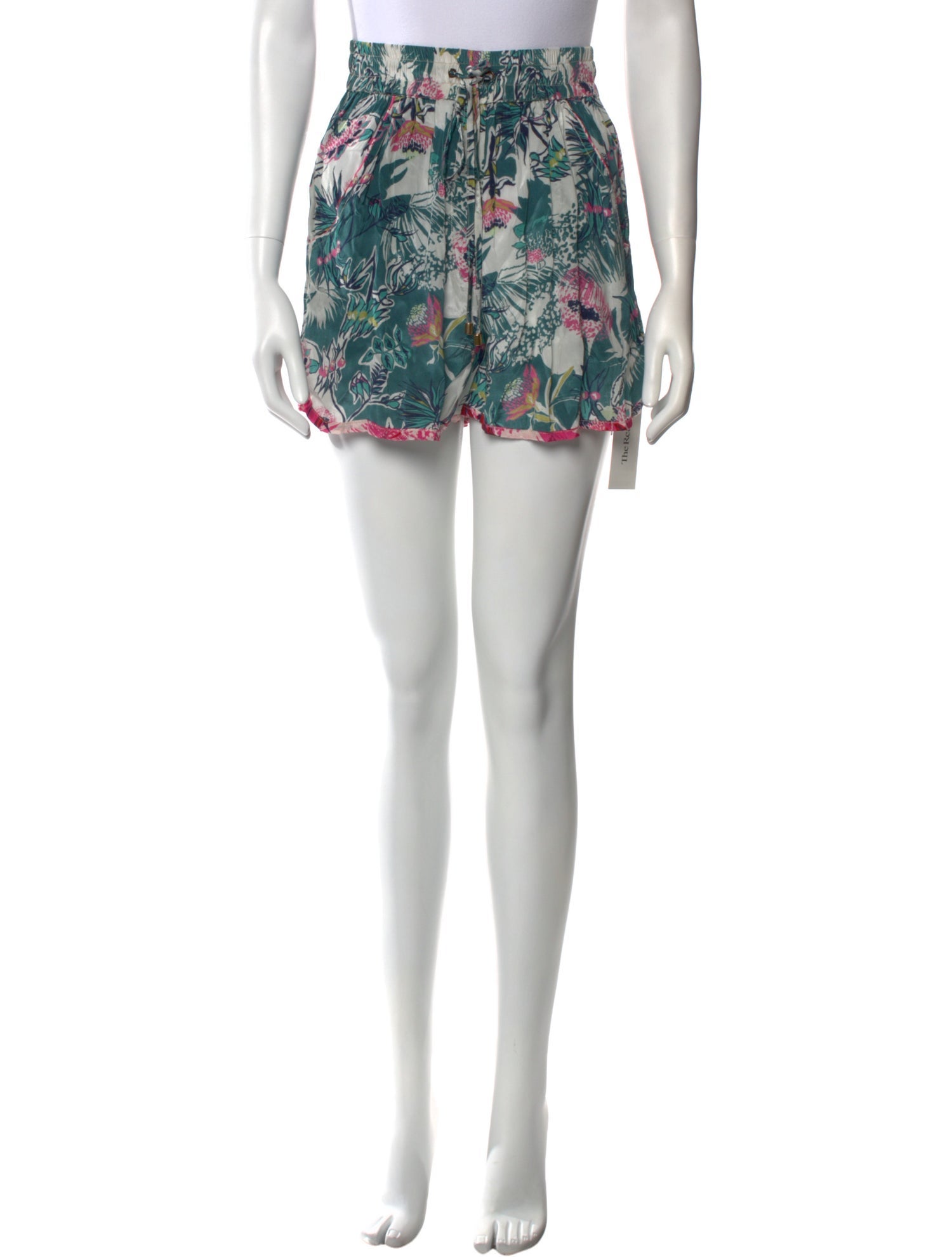 Chufy Floral Print Mini Shorts