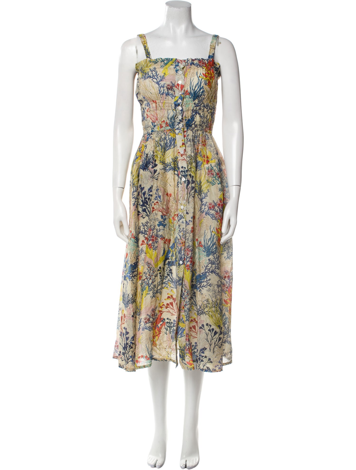 Chufy Floral Print Knee-Length Dress