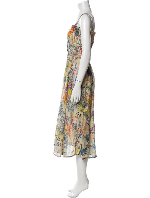 Chufy Floral Print Knee-Length Dress