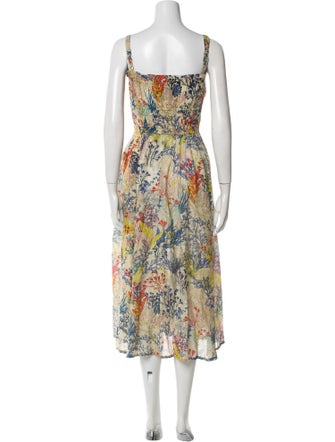 Chufy Floral Print Knee-Length Dress