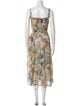 Chufy Floral Print Knee-Length Dress
