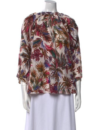 Chufy Silk Printed Blouse