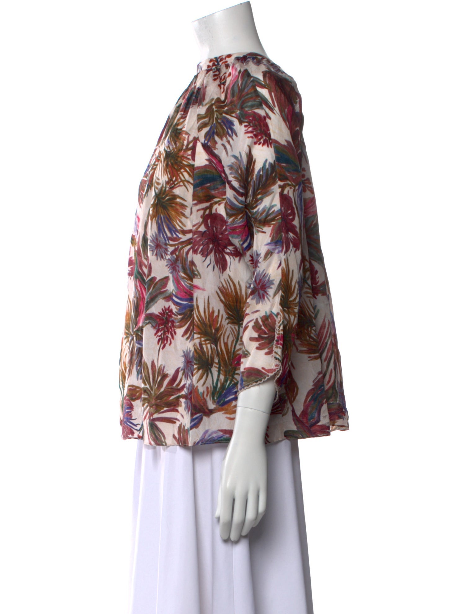 Chufy Silk Printed Blouse