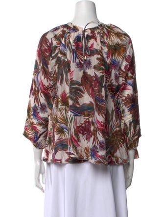 Chufy Silk Printed Blouse