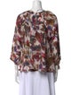 Chufy Silk Printed Blouse