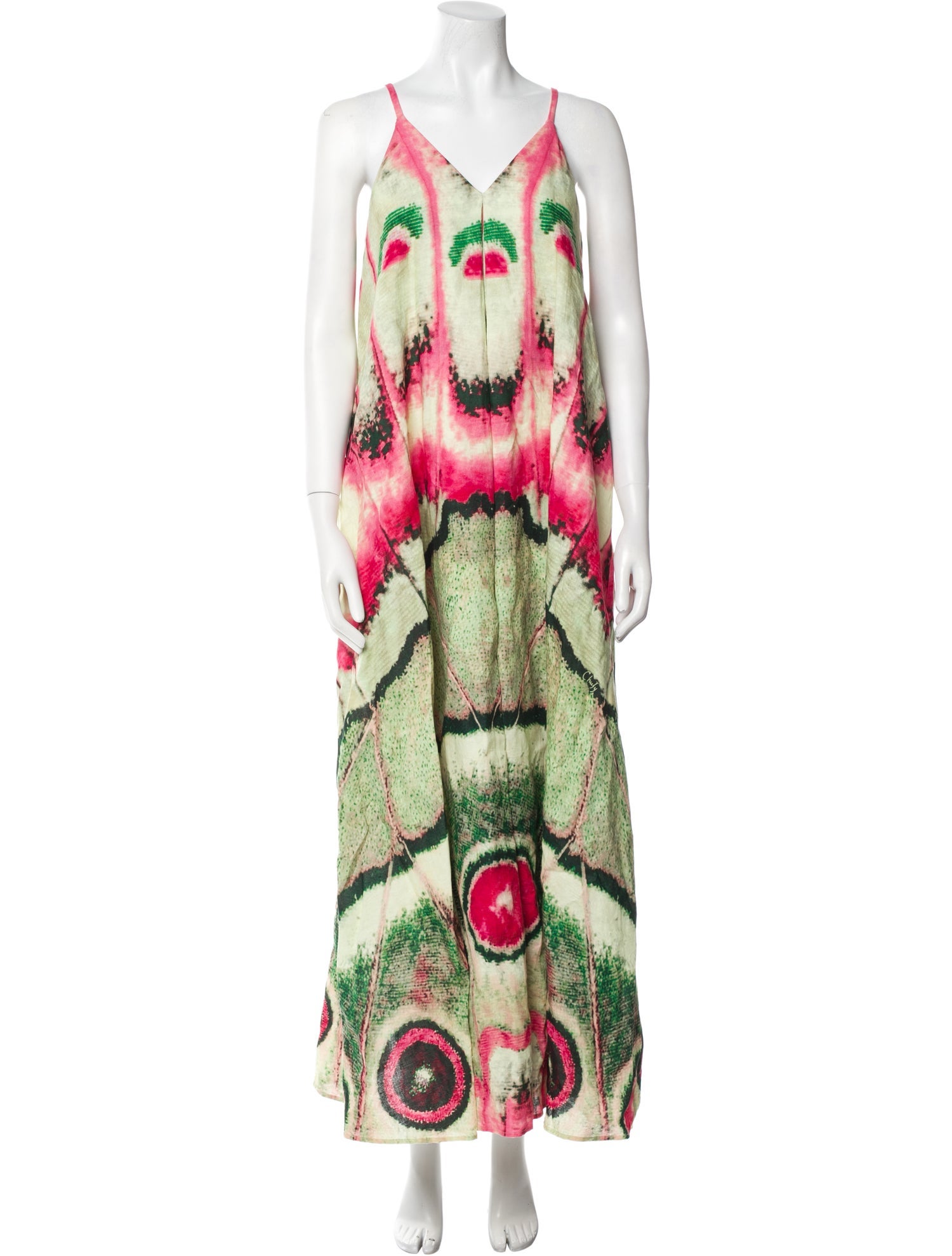 Chufy Printed Long Dress w/ Tags