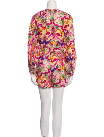 Chufy Paisley Print Crew Neck Romper