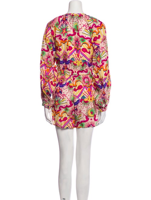 Chufy Paisley Print Crew Neck Romper