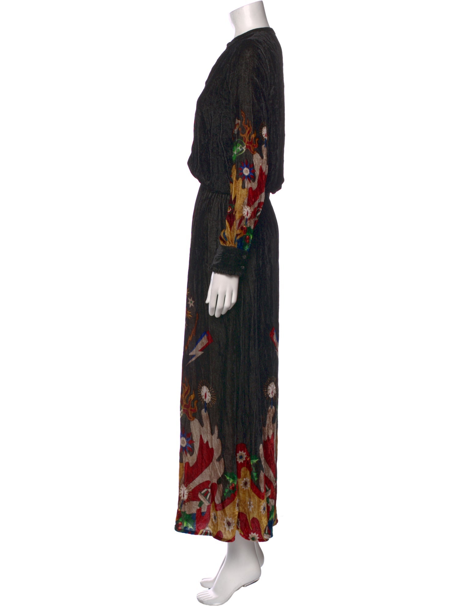 Chufy Printed Long Dress