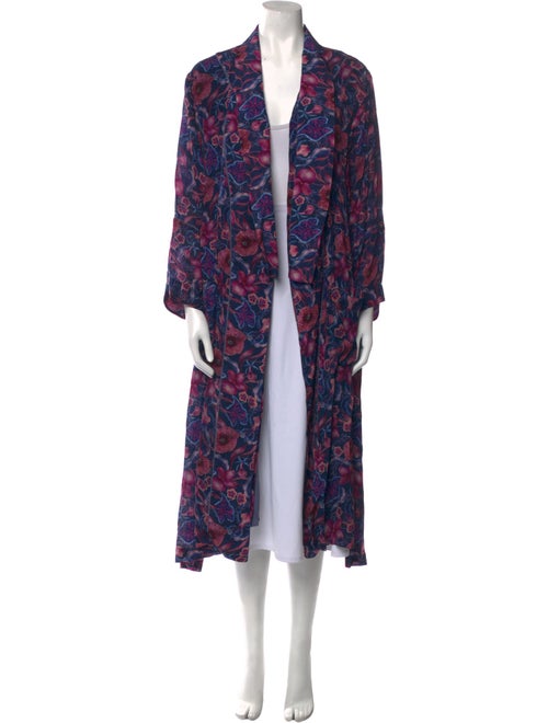 Chufy Floral Print V-Neck Sweater