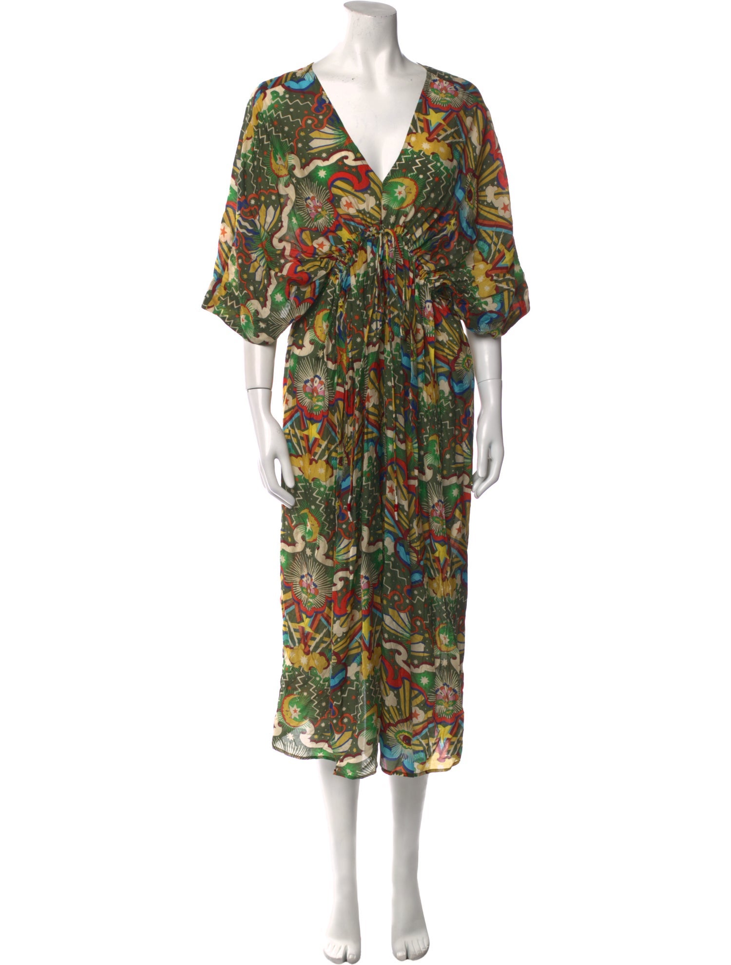 Chufy Printed Midi Length Dress