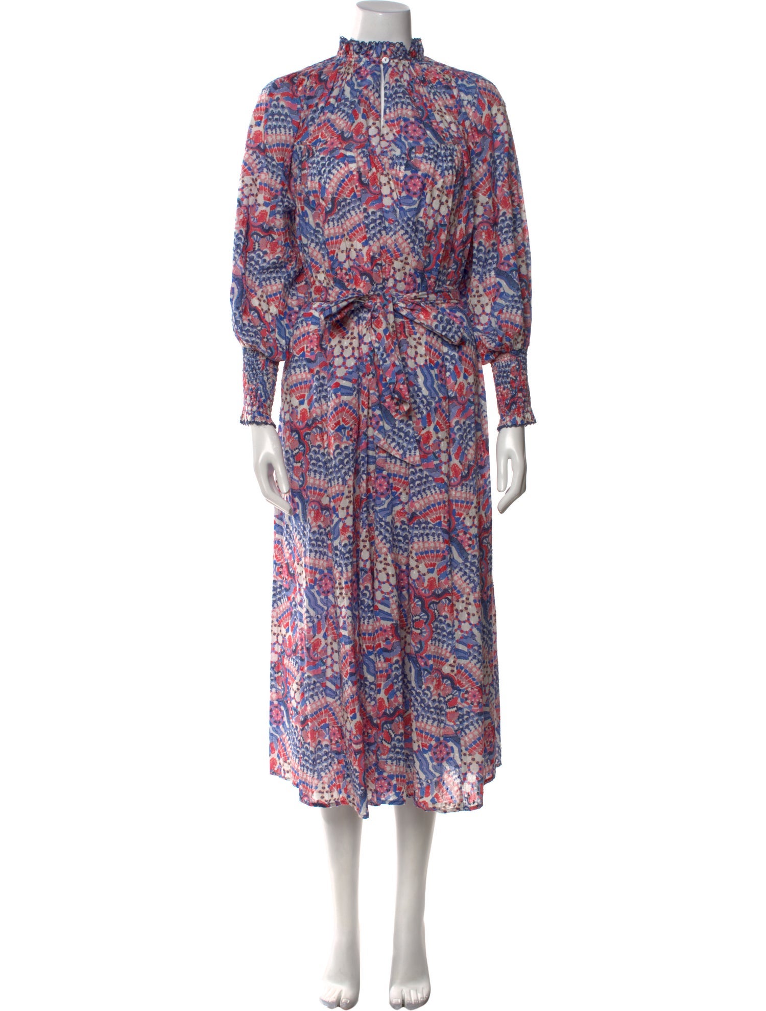 Chufy Printed Midi Length Dress