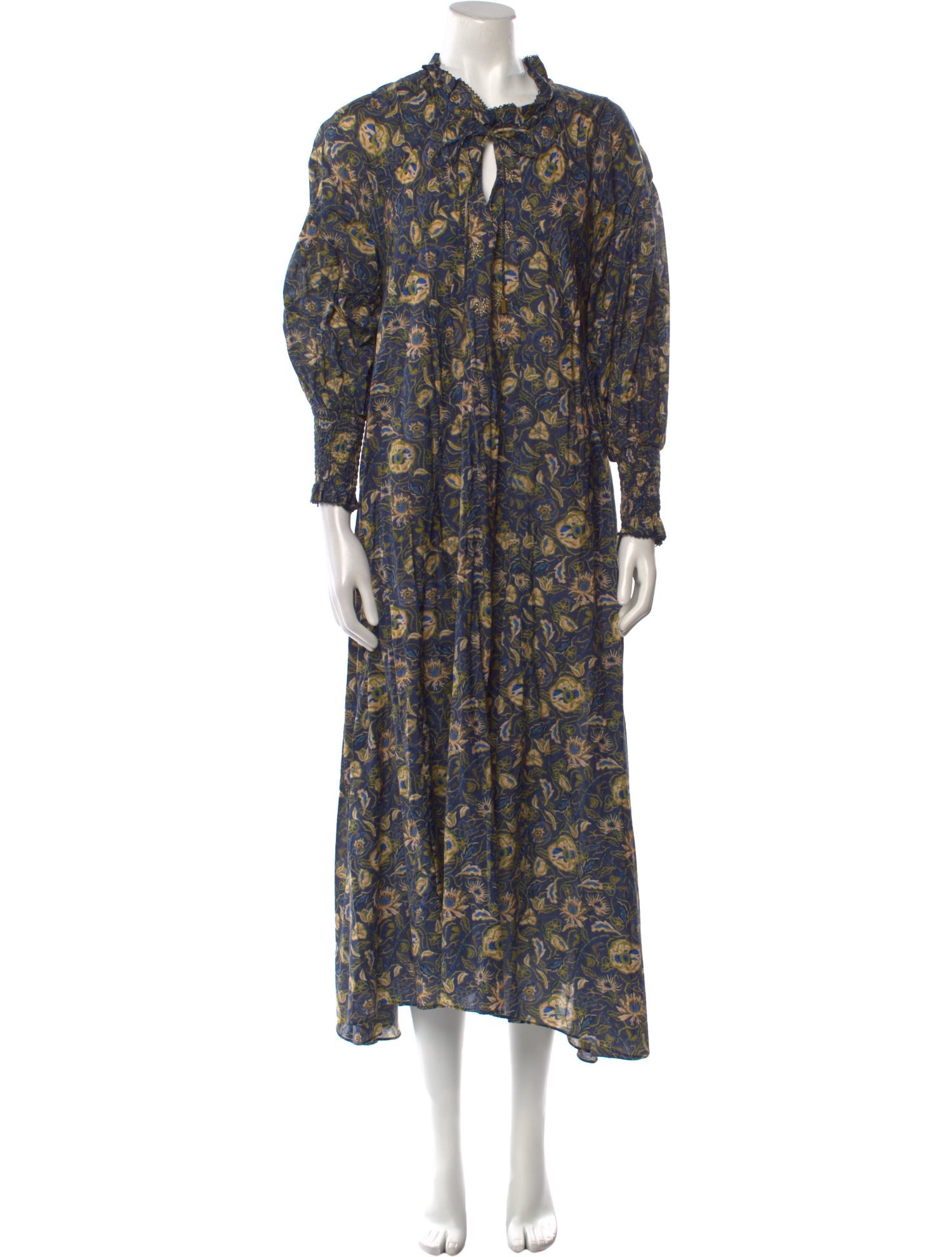 Chufy Floral Print Long Dress