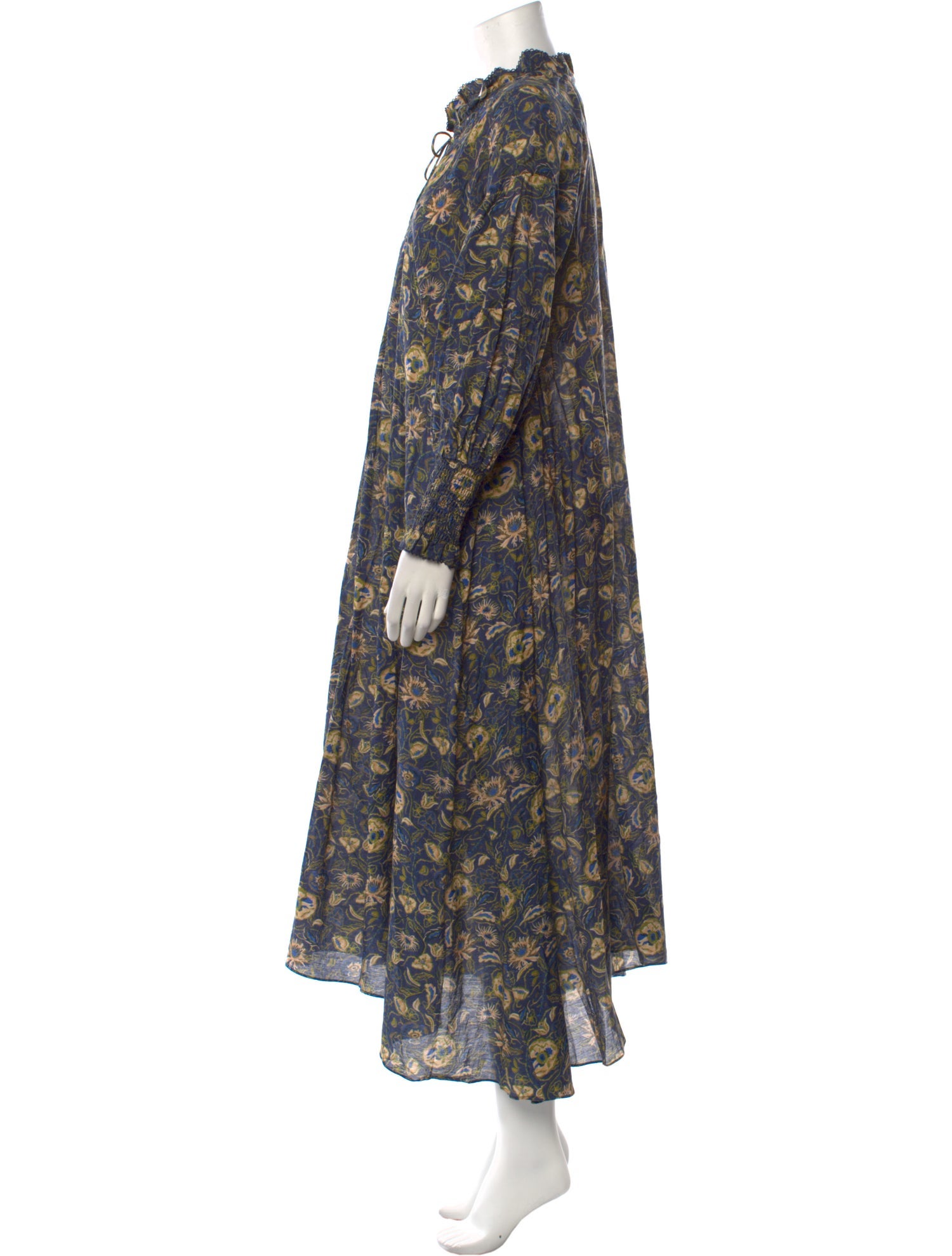Chufy Floral Print Long Dress