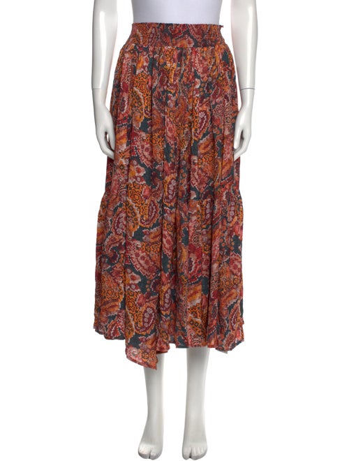 Chufy Printed Midi Length Skirt