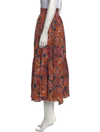 Chufy Printed Midi Length Skirt