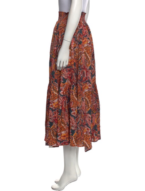 Chufy Printed Midi Length Skirt
