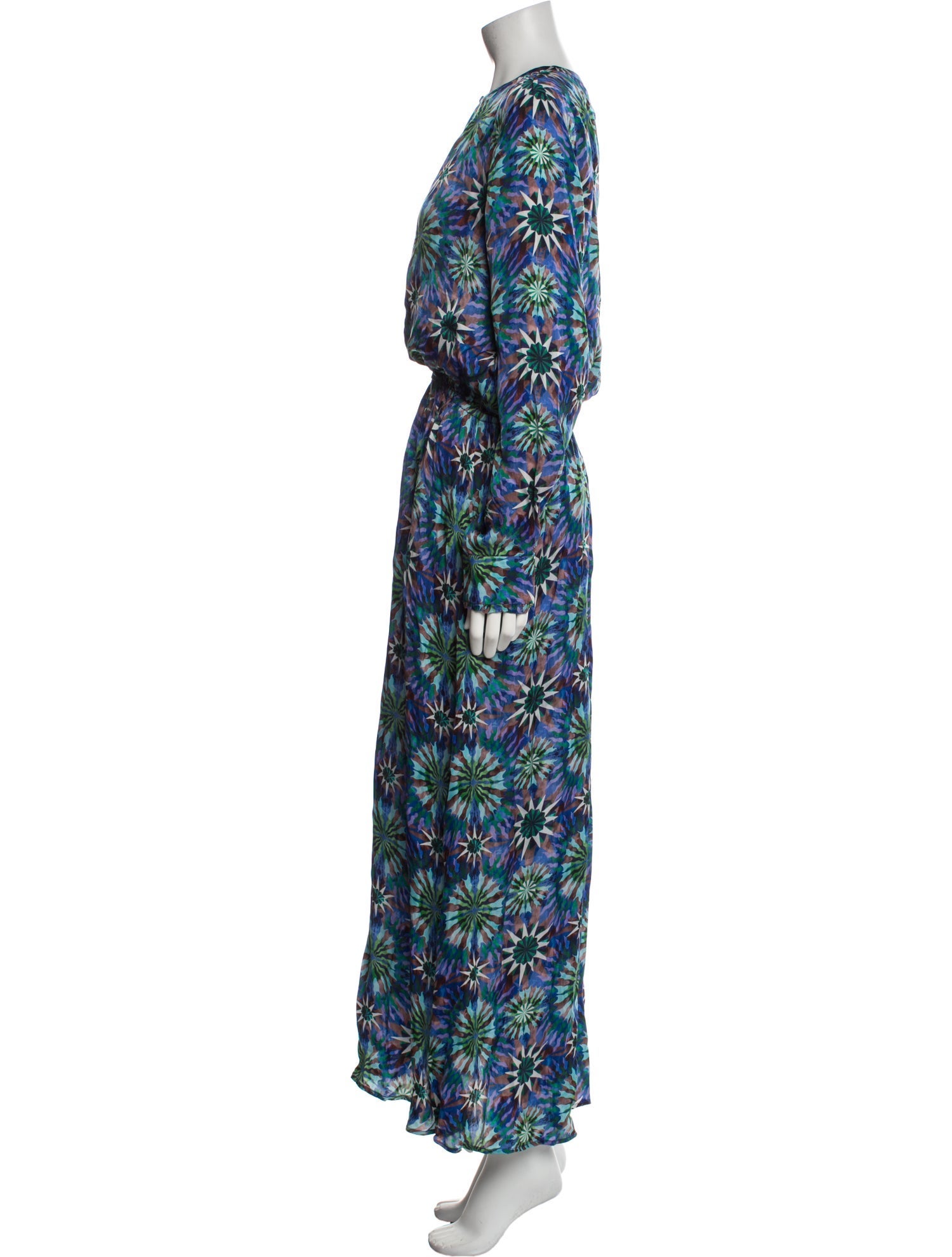 Chufy Floral Print Long Dress