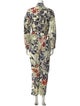 Chufy Floral Print Mock Neck Jumpsuit