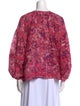 Chufy Floral Print Crew Neck Blouse