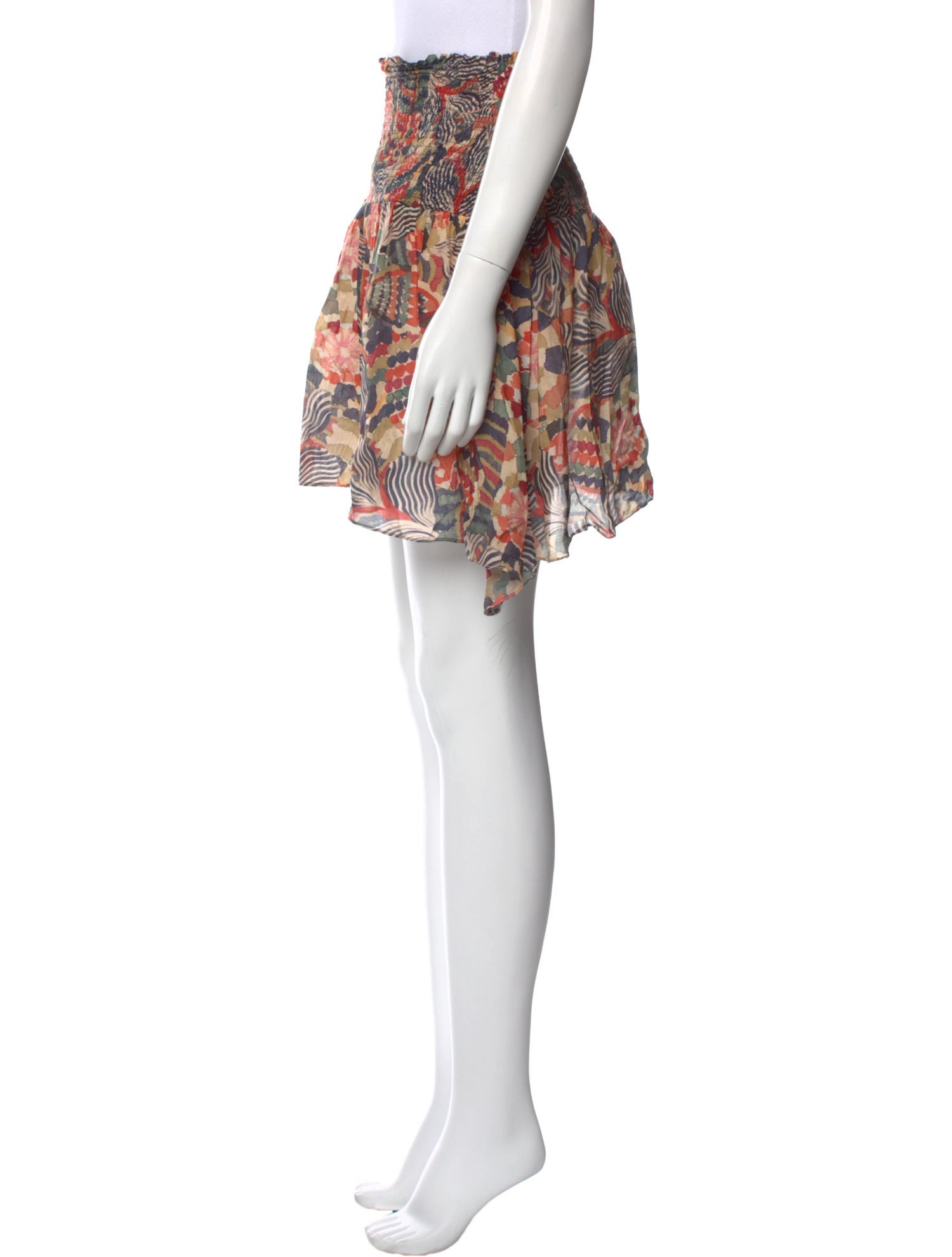 Chufy Printed Knee-Length Skirt