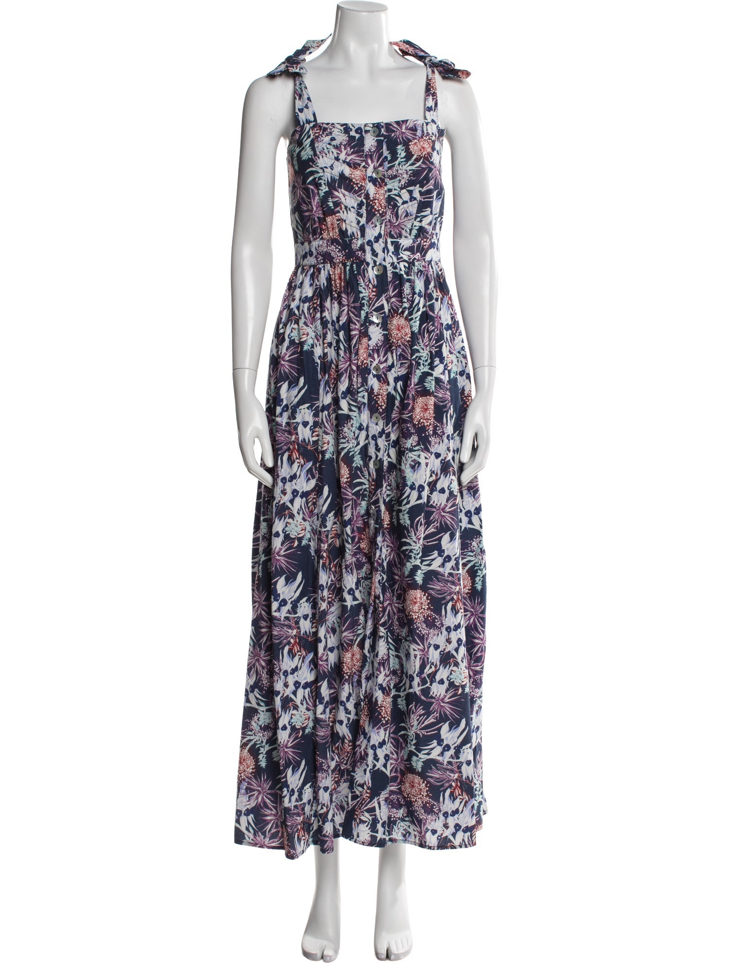 Chufy Floral Print Long Dress