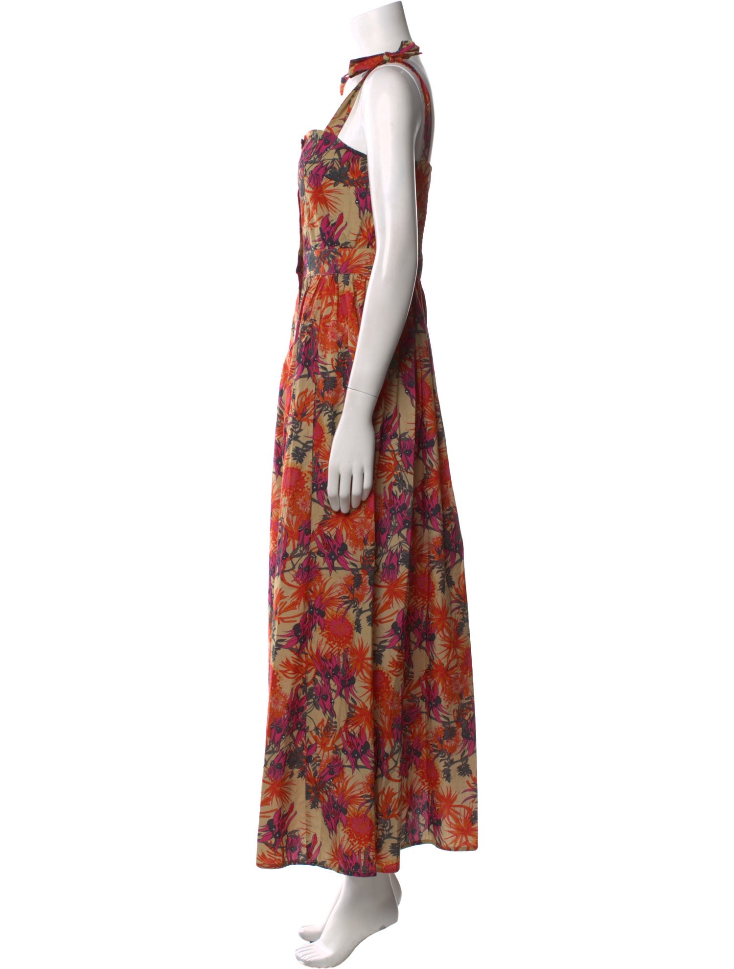 Chufy Floral Print Long Dress