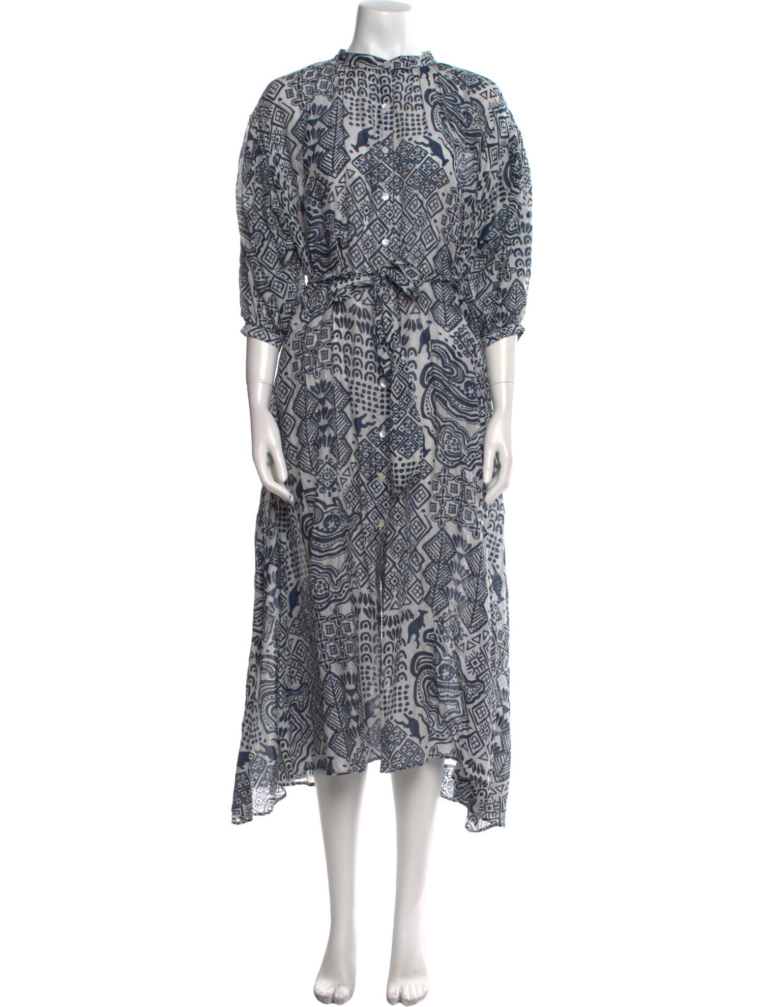 Chufy Printed Midi Length Dress