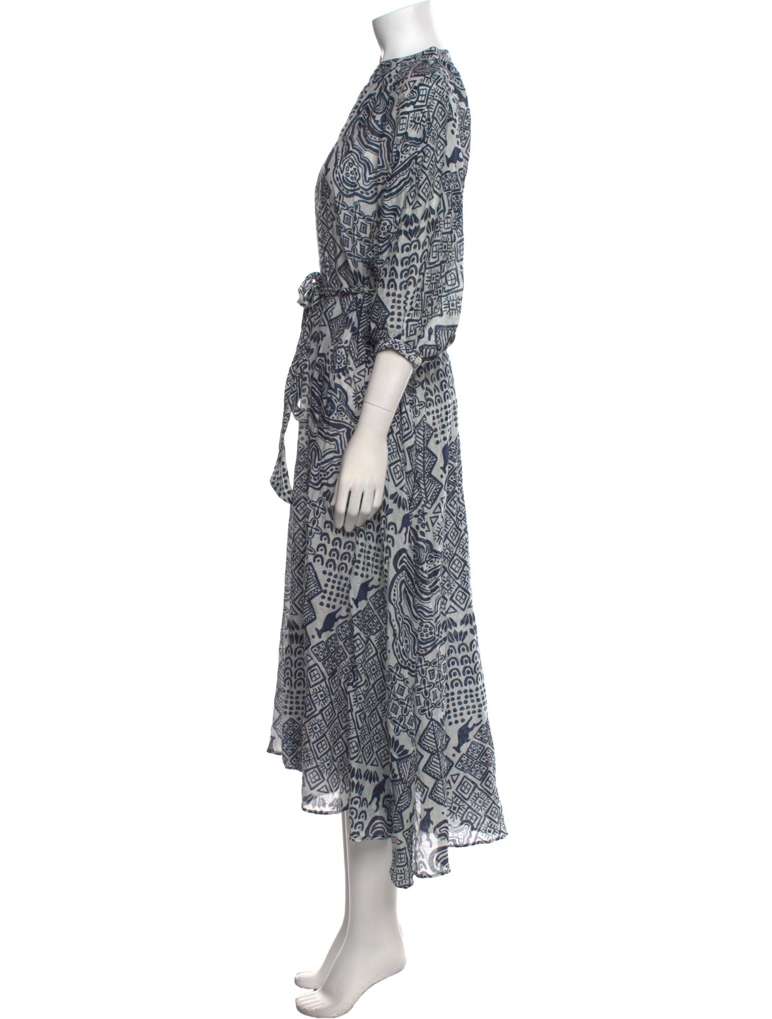 Chufy Printed Midi Length Dress